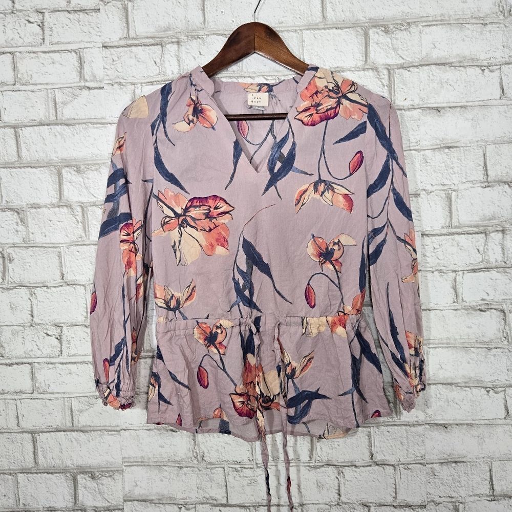 A‎ New Day long sleeve floral top